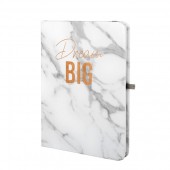 Dream Big Marble Notebook - Grey 